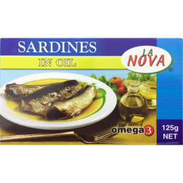 la nova sardines in oil 125g