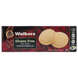 WALKERS G/F SH'BREAD 140G