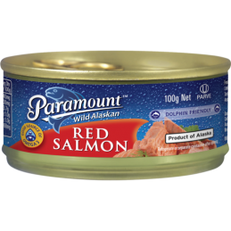 paramount red salmon 100g
