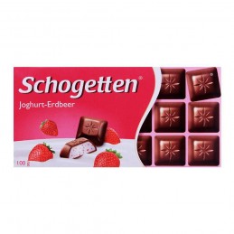 SCHOGETTEN STRAW CHOC 100g