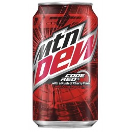 MT DEW CODE RED 355ML