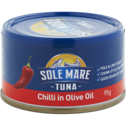 sole mare tuna chilli/oil 185g