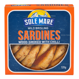 Sole Mare Sardines w/Chili 120