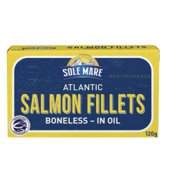 SOLE M SALM. FILLETS/OIL 120g