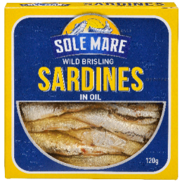 SOLE MARE SARDINE OIL 120G