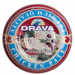 DRAVA CHICK SPICY PATE 95G