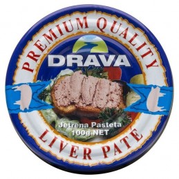 DRAVA PORK LIVER PATE 100G