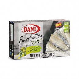 DANI SARDINES IN OLIVE OIL 90G