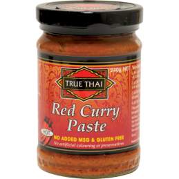 TRUE THAI RED CURRY PASTE 240G