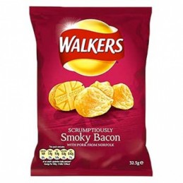 WALKERS SMOKY BACON CHIPS...