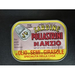 POLL SARDINE SUNFLOWER 100G