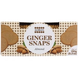 NYAKERS GINGER SNAPS ALMOND...