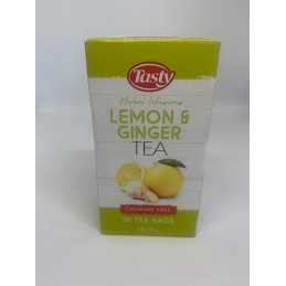 TASTY LEMON & GINGER TEA x...