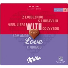 MILKA WITH LOVE HAZELNUT...