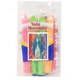 LA VIRGEN CANDLES 10PK