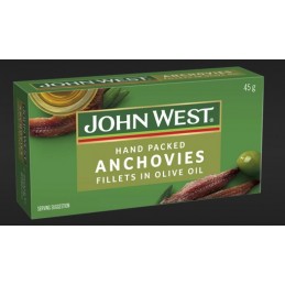J WEST ANCHOVIES/OO 45G