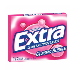 WRIGLEYS EXTRA BUBBLE 15 ST