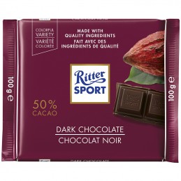 RITTER DARK 50% CHO 100G