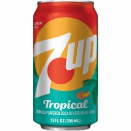 7 UP TROPICAL CAN 355ML