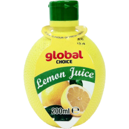 GLOBAL CHOICE LEMON JUICE...