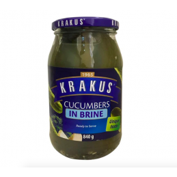 KRAKUS CUCUMBERS IN BRINE 840G