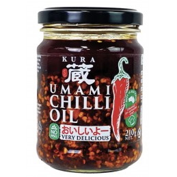 KURA UNAMI CHILLI OIL 210G