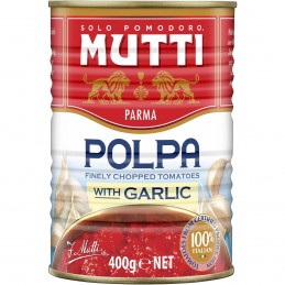 MUTTI POLPA W/GARLIC 400G