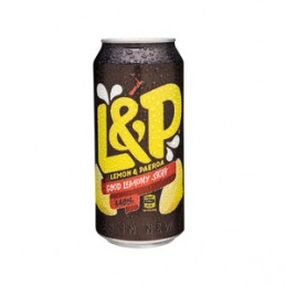L & P SODA CAN 440ML