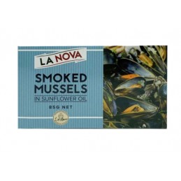 LA NOVA SMOKED MUSSELS 85G