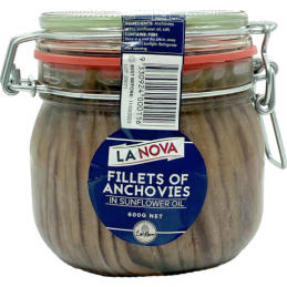 LA NOVA ANCHOVIES FILLETS 600G