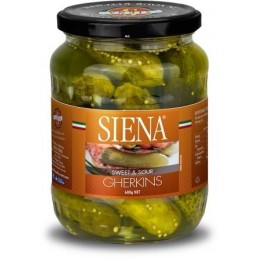 SIENA SWEET & SOUR GHERKINS...