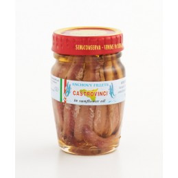 castrovini sunfl anchovies 75g